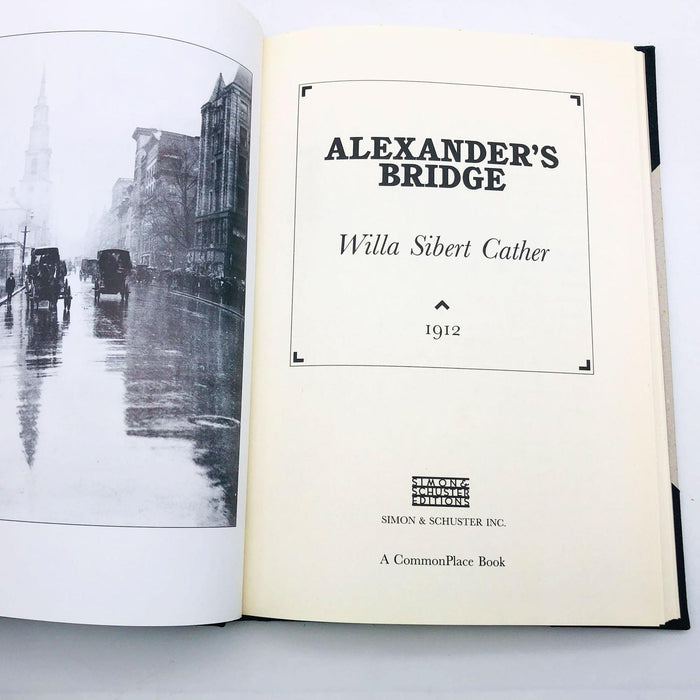 Alexander's Bridge Willa Cather Hardcover 1997 1st Edition Civil Engineer Bio 8