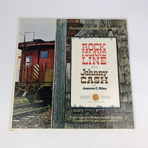 Johnny Cash Rock Island Line Record 33 RPM LP SYS 5288 Living Sound 1