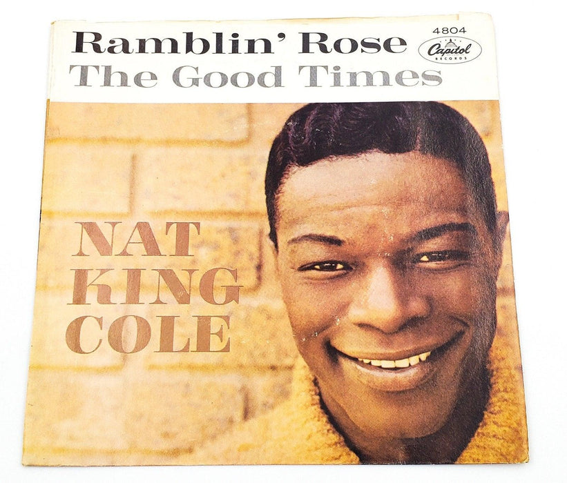 Nat King Cole Ramblin' Rose 45 RPM Single Record Capitol Records 1962 4804 1