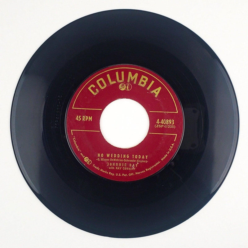 Johnnie Ray Yes Tonight Josephine Record 45 RPM Single 4-40893 Columbia 1957 2