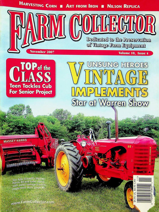 Farm Collector Magazine November 2007 Vol 10 # 4 Nilson Replica