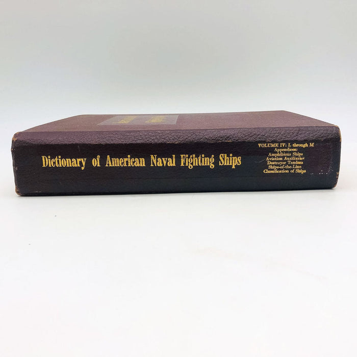 American Naval Fighting Ships Vol 4 L-M Hardcover Naval History Division 1969 4