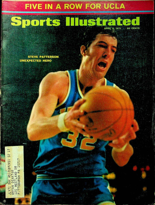 Sports Illustrated Magazine April No 14 1971 Steve Patterson Unexpected Hero 1