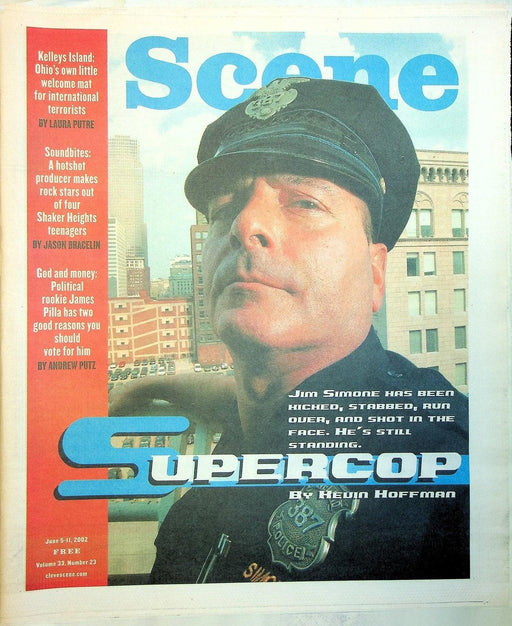 Cleveland Scene Magazine June 2002 Jim Simone US Army Vietnam Veteran Ohio Cop 1