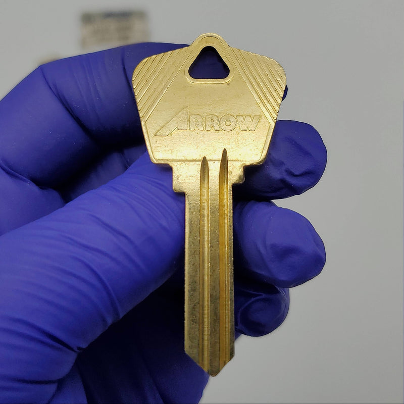 5x Arrow L671S Key Blanks S Keyway Nickel Silver 6 Pin NOS