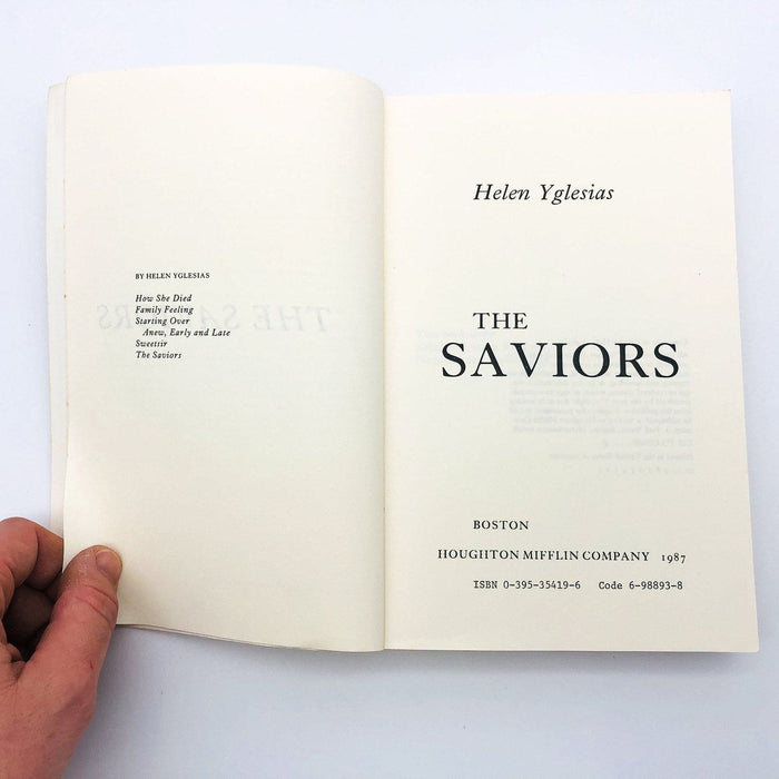 The Saviors Paperback Helen Yglesias 1987 Universal Society of Brotherhood 7