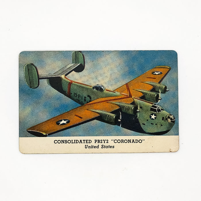 1940s Leaf Card-O Aeroplanes Card Consolidated PB2Y2 Coronado Series C US WW2 3