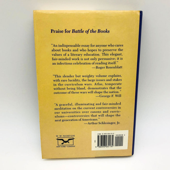 Battle Of The Books James Atlas Hardcover 1992 Curriculum Debate Education 2