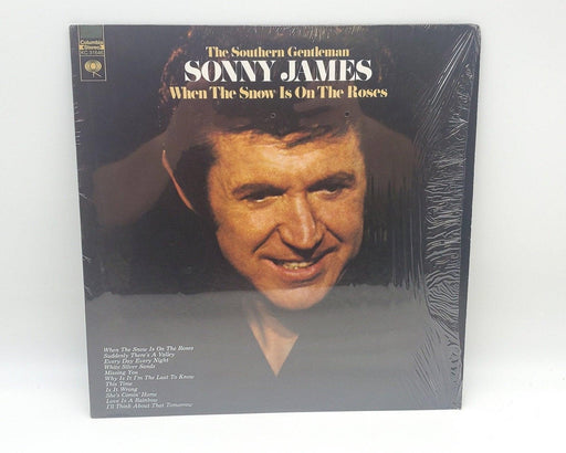 Sonny James When The Snow Is On The Roses 33 RPM LP Record Columbia 1972 1
