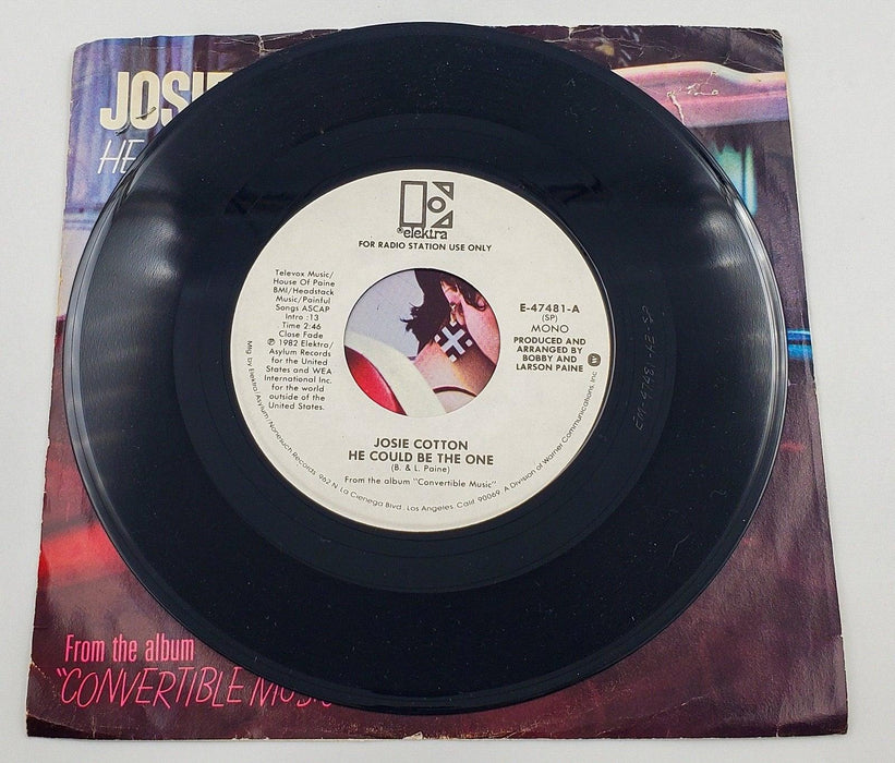 Josie Cotton Convertible Music 45 RPM Single Record Elektra Records 1982 60140 4