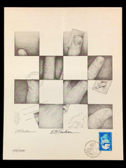 1979 Garry Trudeau United Nations Hand Signed Numbered Lithograph Print WFUNA 1