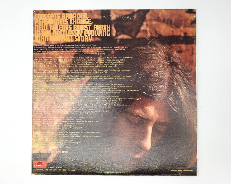 John Mayall U.S.A. Union LP Record Polydor 1970 24-4022 2