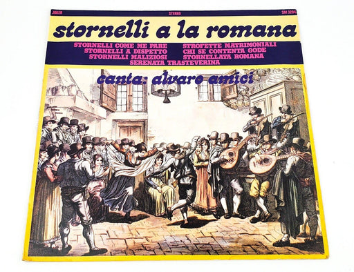 Alvaro Amici Stornelli A La Romana Record LP SM 3294 Joker 1972 1