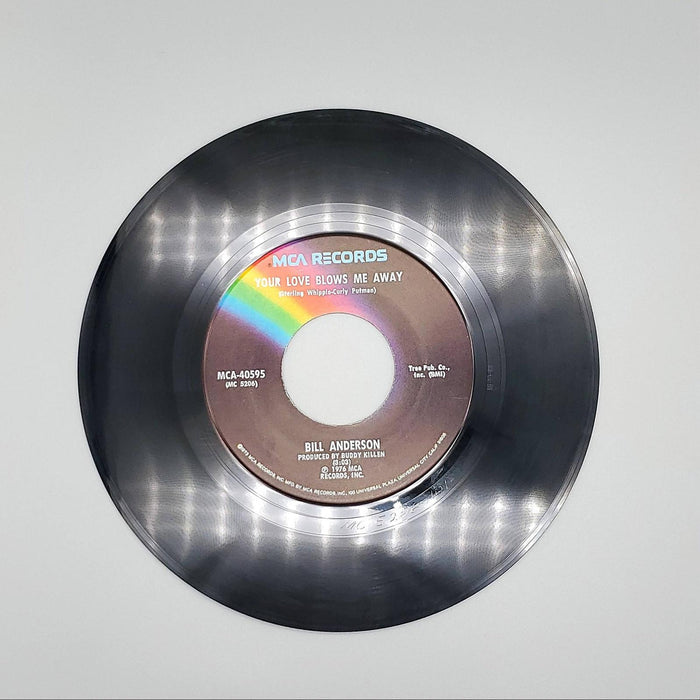 Bill Anderson Peanuts And Diamonds Single Record MCA Records 1976 MCA-40595 1