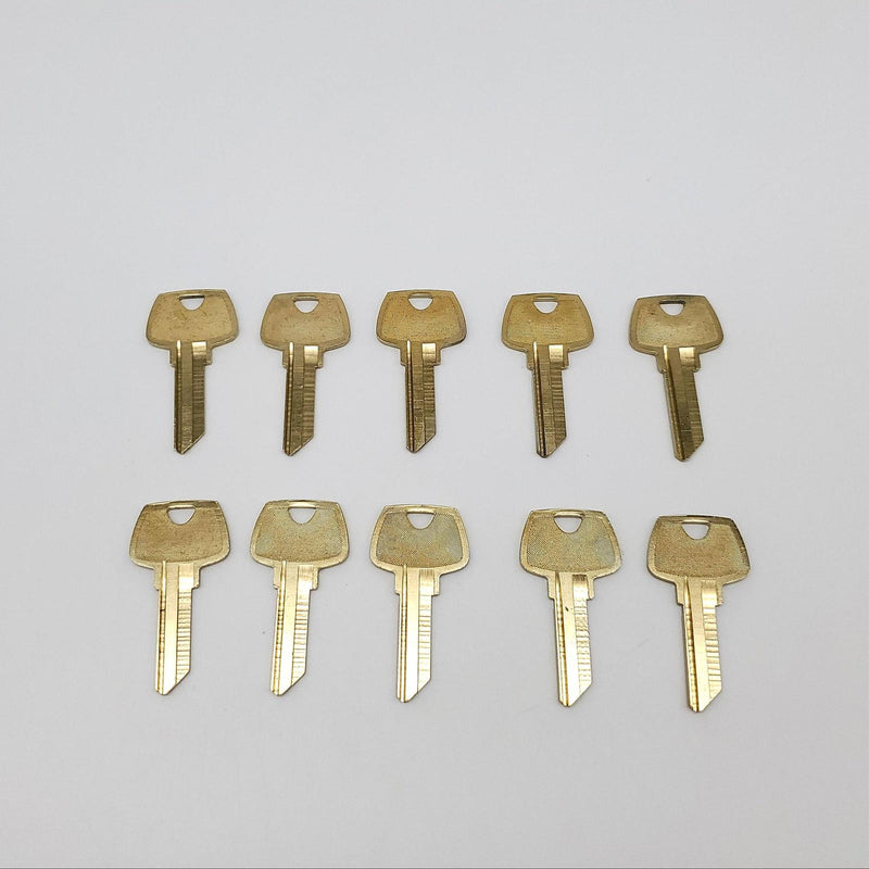 10x Ilco 275S Key Blanks Sargent S68 S Keyway Nickel Silver 5 Pin NOS
