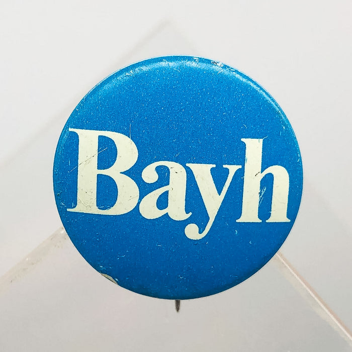 Birch Bayh Political Button Pin .75" Presidential Campaign Indiana Blue Union 1