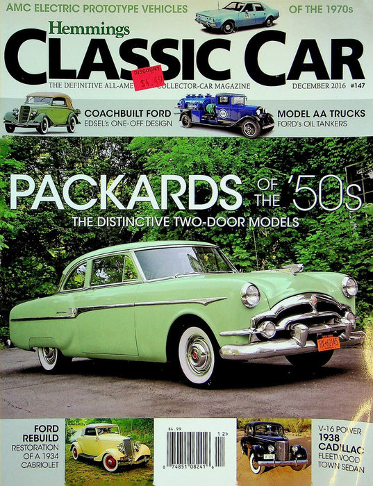 Hemmings Classic Car Magazine December 2016 Vol 13 # 3 Packards of the '50s