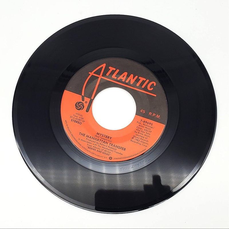 The Manhattan Transfer Mystery Single Record Atlantic Records 1983 7-89695 1