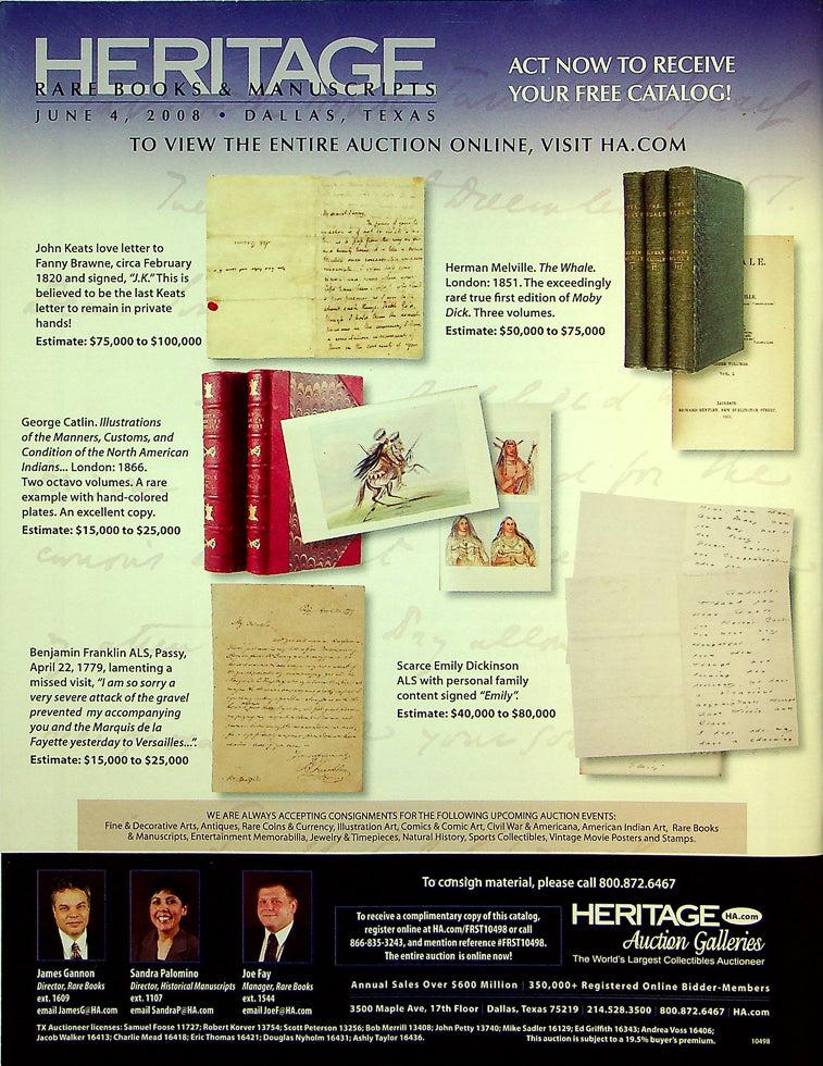 Firsts Magazine June 2008 Vol 18 No 6 David McCullough & Dale Morgan 3