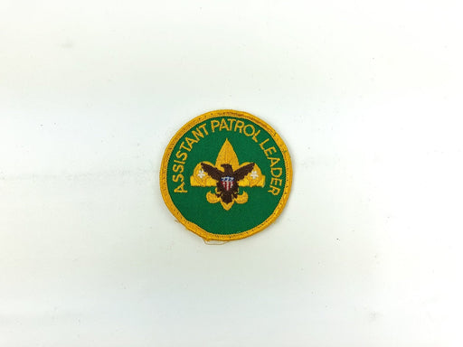 Vintage Boy Scouts Assistant Patrol Leader Patch Emblem Eagle 3 Star Embroidered 2