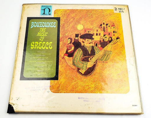 Iordanis Tsomidis Bouzoukee The Music of Greece 33 RPM LP Record Nonesuch 1965 1