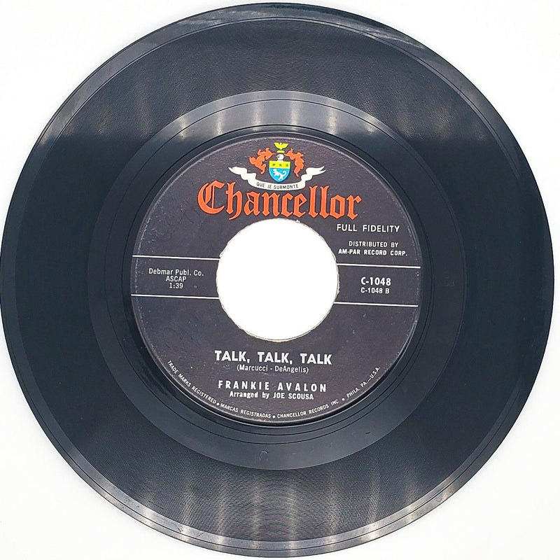 Frankie Avalon Don't Throw Away All Those Teardrops Record Chancellor 1960 2