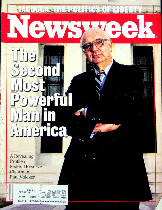 Newsweek Magazine February 24 1986 Paul Volcker Fed Reserve Bio NASA Challenger