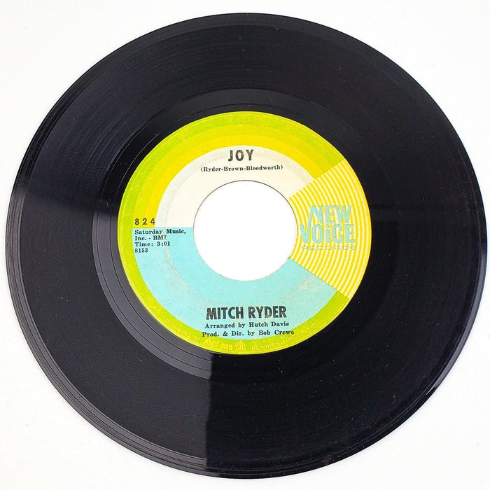 Mitch Ryder Joy 45 RPM Single Record New Voice 1967 1