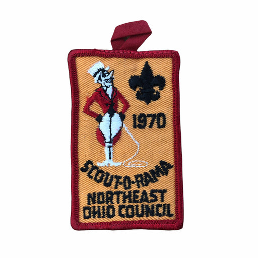 Boy Scouts Northeast Ohio Council Patch Scout-O-Rama 1970 Button Patch Sew On 1