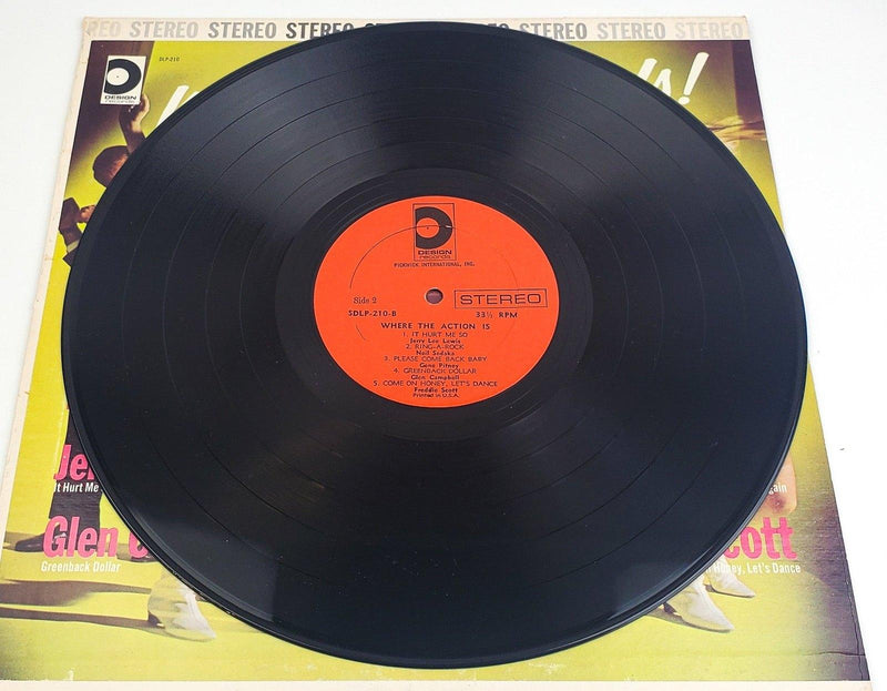 Where The Action Is 33 RPM LP Record Design 1965 5