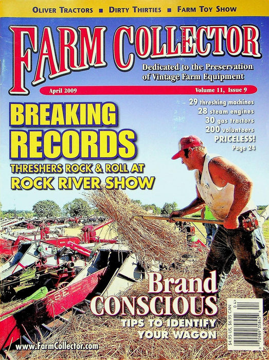 Farm Collector Magazine April 2009 Vol 11 # 9 Oliver Tractors