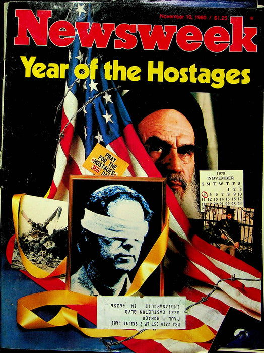 Newsweek Magazine November 10 1980 Iran American Hostages Jimmy Carter vs Reagan 1