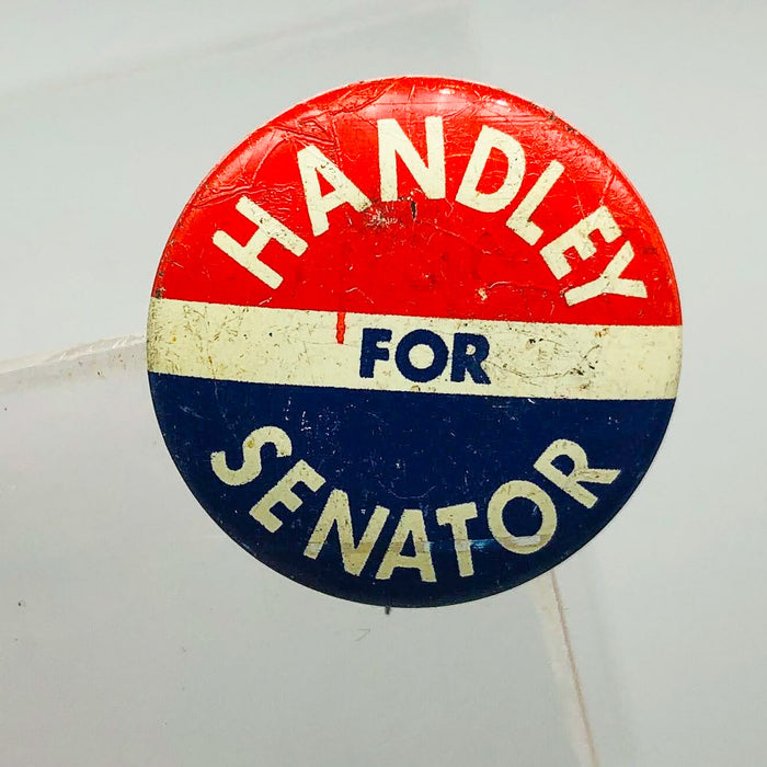 Harold Handley For Senator Button Pin .75" Indiana Political Campaign Union 16