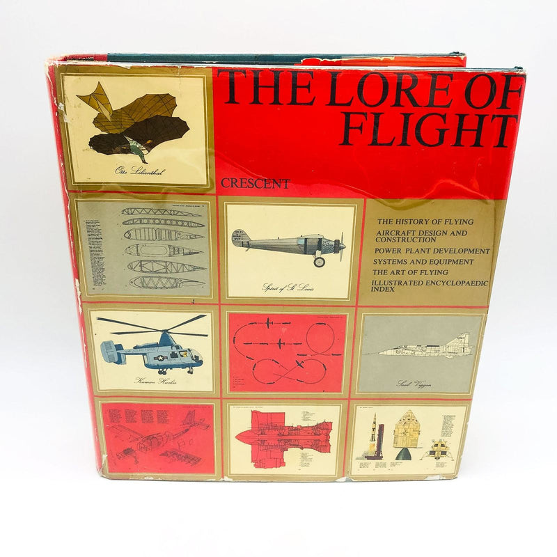 The Lore Of Flight Hardcover Crescent 1974 1st Edition Airplanes Aircraft Planes 12