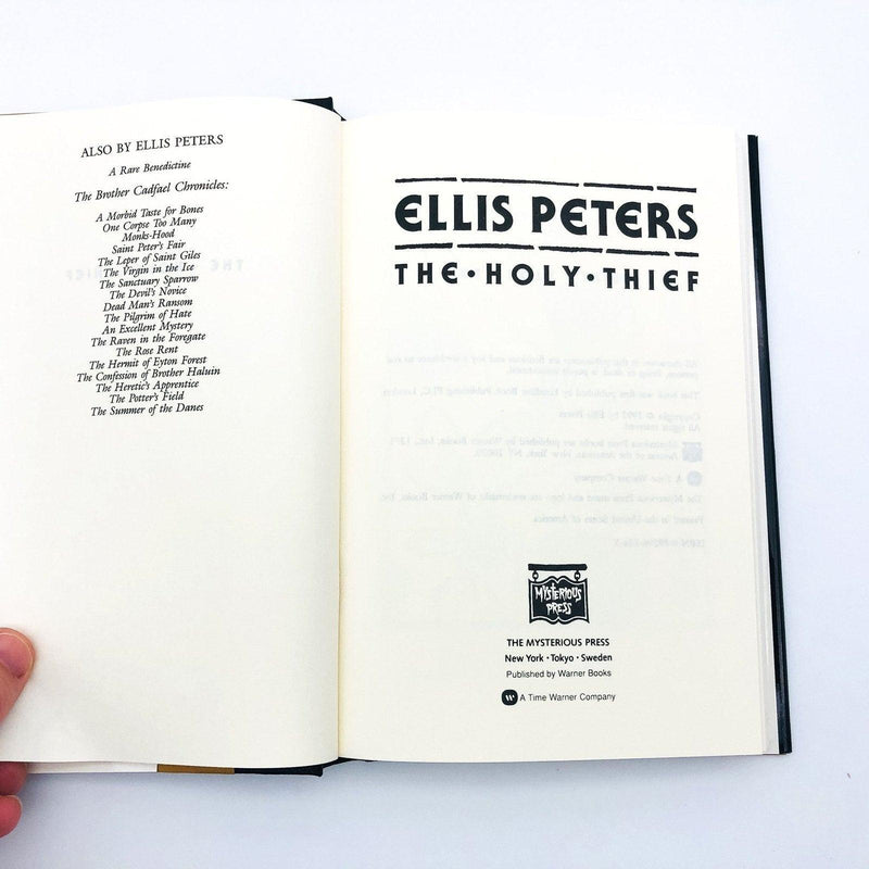 The Holy Thief Hardcover Ellis Peters 1992 12th Century Europe 19th Chronicle 8