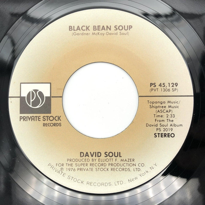 David Soul Don't Give Up On Us Record 45 Single PS 45, 129 Private Stock 1976 1
