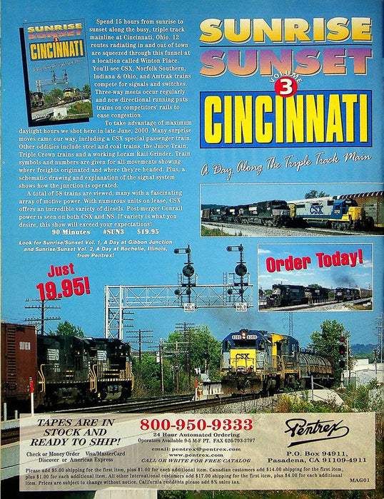 Trains Magazine September 2002 Vol 62 No 9 Trackside Guides No.-1 Cincinnati