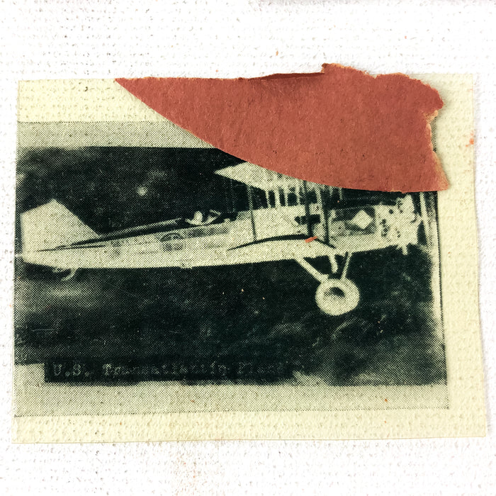 Sun Pictures Negative Photograph P.F. Kahler Co. Transatlantic Plane Airplane