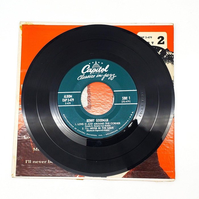Benny Goodman Classics In Jazz Part 2 45 RPM EP Record Capitol Records 3