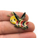 Cartoon Bumblebee Lapel Pin Bee Enamel Pin Red Yellow Black 2