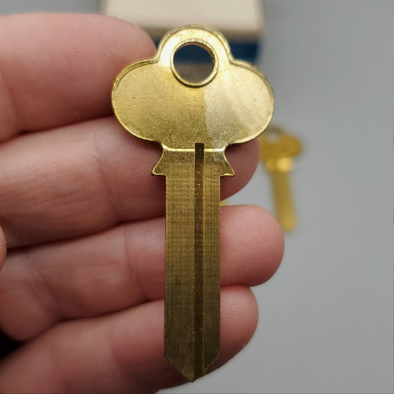 5x Corbin BX1-57B2 Key Blanks 57B2 Keyway Brass 6 Pin NOS 2