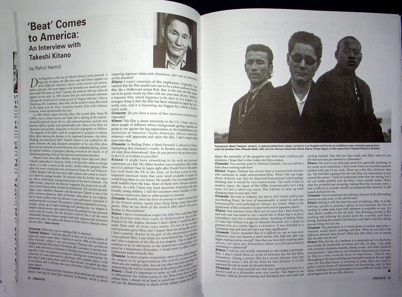 Cineaste Magazine Summer 2001 Russian Cinema Alexander Sokurov Moloch Movie