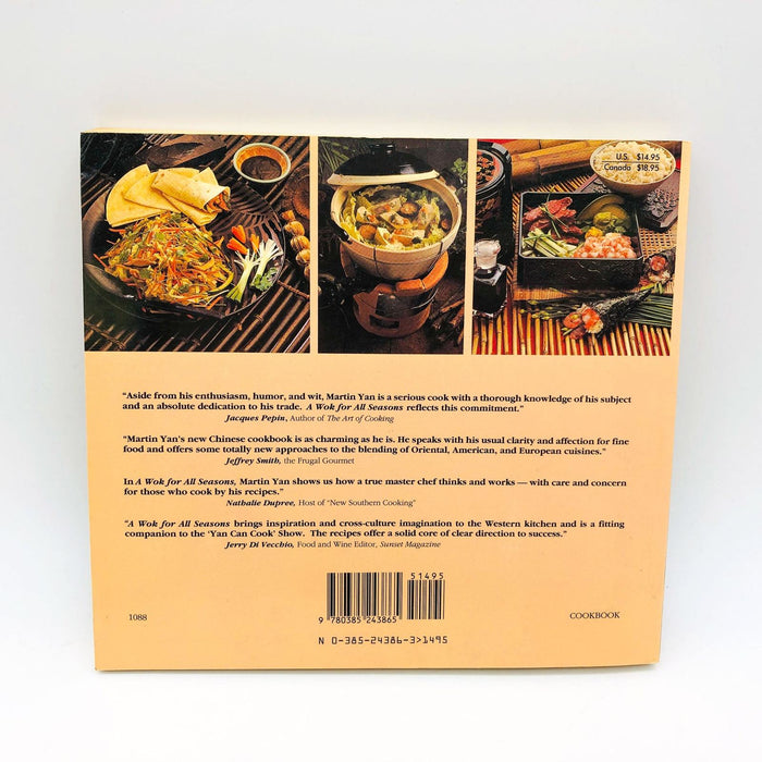 A Wok For All Seasons Paperback Martin Yan 1988 Chinese Cooking Cookbook Recipes 2