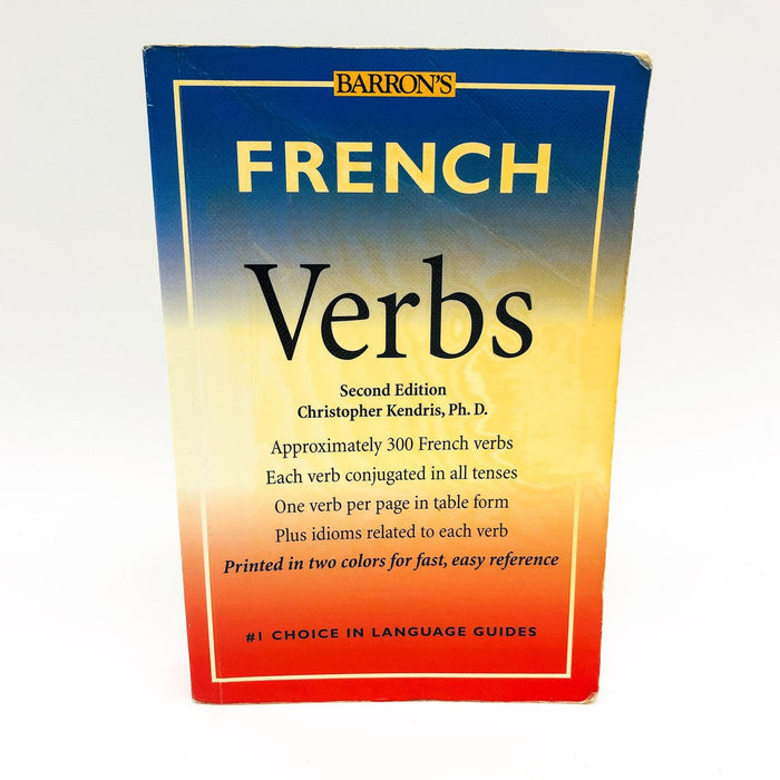 French Verbs Paperback Christopher Kendris 2001 Language Conjugated Tenses 1