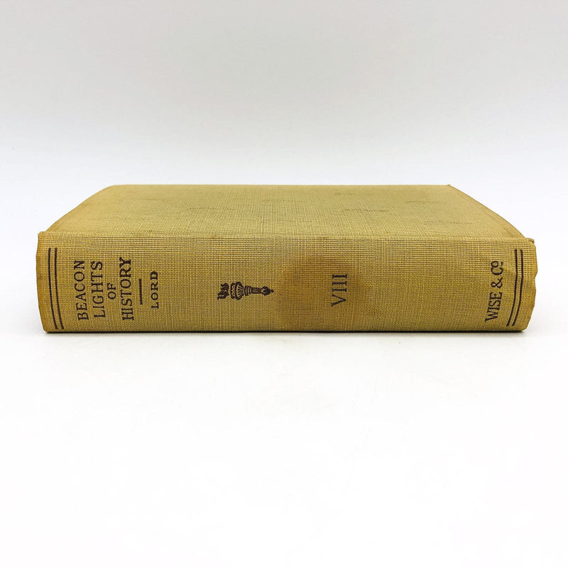 Beacon Lights Of History Vol 8 VIII HC John Lord LL. D. 1921 History Lectures 1