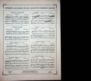 Stephen Heller Warrior's Song Op 45 No 15 Vintage Sheet Music Piano Song Presser 4