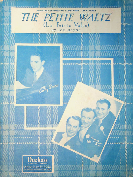 The Three Suns Sheet Music The Petite Waltz La Petite Valse Joe Heyne L Green 4