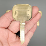 5x Yale HN411 GMK Key Blanks GMK Keyway Nickel Silver 6 Pin Large Bow NOS 2