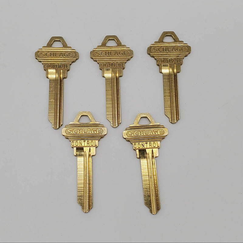 Schlage Classic Control Key 35-056 K Key Blanks Nickel Silver 6 Pin Lot Of 5 NOS 1