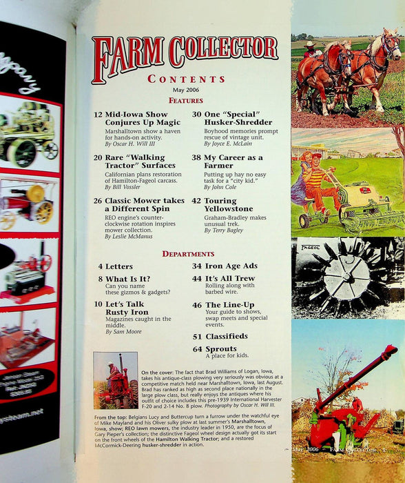 Farm Collector Magazine May 2006 REO Mowers